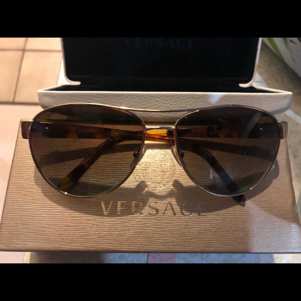 Versace Aviator Sunglasses